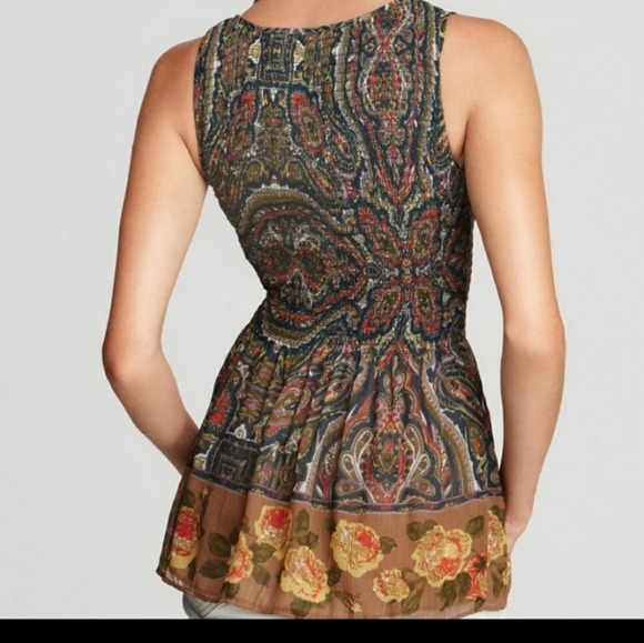 NWT (Free People) peplum floral top 💐 - Picture 2 of 6